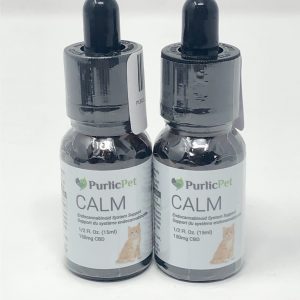 Purelic Pet Calm 150mg CBD 1/2oz bottle