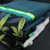 Decorative cannabis towel