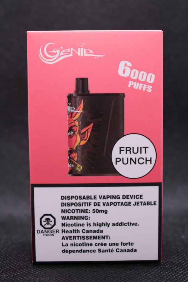 Genie Disposable Vaping Device - Fruit Punch
