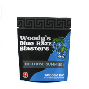 Woody's Blue Razz Blasters 6000mg