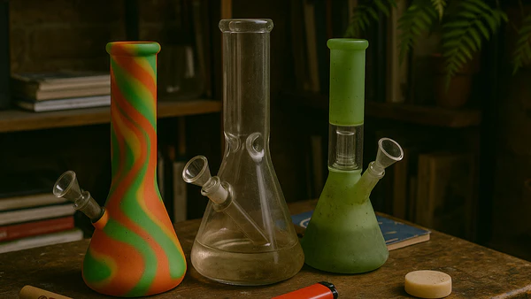 Silicone vs. Glass Bongs