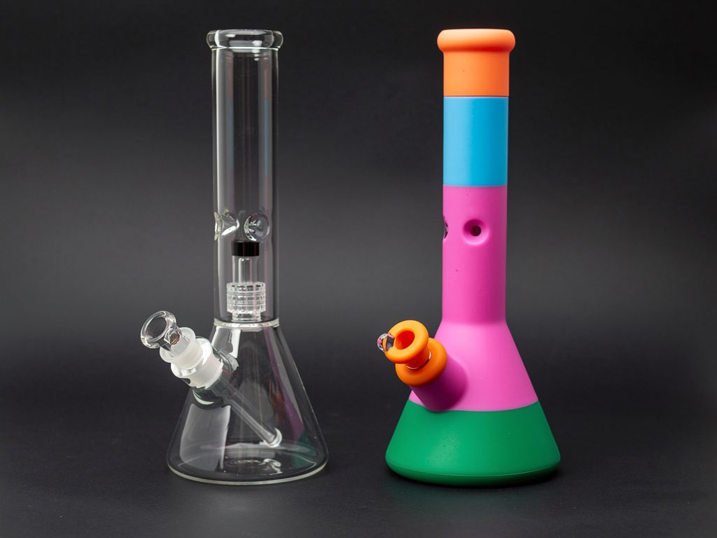 Silicone vs. Glass Bongs